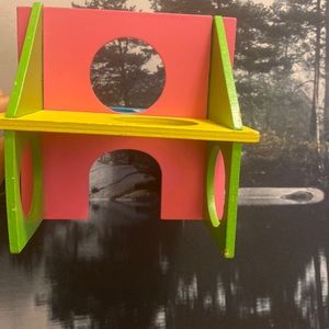 Hamster play house, chipped up from my hamster. Still works 👍